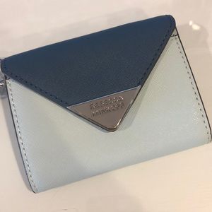 NEW Rebecca Minkoff blue and turquoise wallet